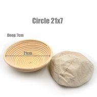 AngelaKerry 1pcs 34x15.5x7cm (1.3x0.6x0.2.8 inch) Banneton Brotform Long-Strip Bread Proofing Basket Handmade N25