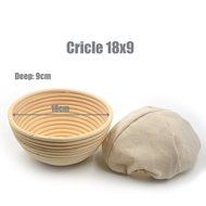AngelaKerry 1pcs 34x15.5x7cm (1.3x0.6x0.2.8 inch) Banneton Brotform Long-Strip Bread Proofing Basket Handmade N26