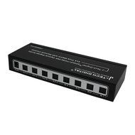 J-Tech Digital &reg; Premium Quality SPDIF TOSLINK Digital Optical Audio 1x3 Splitter (One Input 3 Outputs) N19