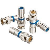 Ideal 89-048 Rg-6 BNC Compression Connectors, 15 Pack