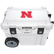 New PELICAN CC-19332-45QWT University of Nebraska Cornhuskers Elite Wheeled Cooler