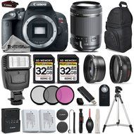 Canon EOS Rebel T5i DSLR Camera + Tamron 18-200mm Lens + 0.43X Wide Angle Lens + 2.2X Telephoto Lens + 3PC Filter... N2