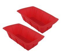 GIFTCO 8 x 4 Silicone Loaf Pan 7139 - 2-Pack