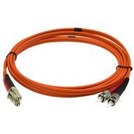 StarTech.com 1m Multimode 50/125 Duplex Fiber Patch Cable LC - ST / 50 Micron Fiber Optic Cable LC to ST N13
