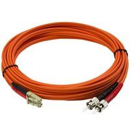 StarTech.com 1m Multimode 50/125 Duplex Fiber Patch Cable LC - ST / 50 Micron Fiber Optic Cable LC to ST N17