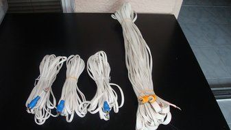 BOSE SPEAKER CABLE/bare wire/white 18'+