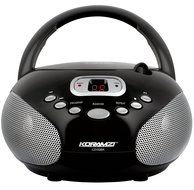 Koramzi Portable CD Boombox Stereo Sound System with Top-Loading CD Player, AM/FM Radio, and Aux Line-In- CD35... N2