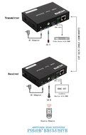 DISTANCER HDMI Extender by TCP/IP Over Ethernet Over Single Cat5e Cat6 Cable Up to 395ft(120m) with IR, Support...