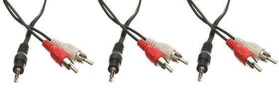 C&amp;E 3.5mm Stereo Male to Dual RCA Male (Right and Left) Audio Cable, 6 Foot N3