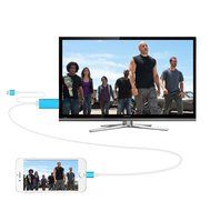 FST High-Speed HDMI Cable, 64Ft MHL to HDMI 1080p HDTv Adapter Cable for iPhone 5S 5 SE 6 Plus 6S Plus iPad Air... N35