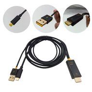Fastsnail Micro-USB SlimPort/MyDP to High Speed HDMI Male to Female Adapter with USB-Charging Cable N12