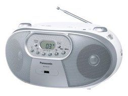 Panasonic RX-DU10 - Portable Stereo CD System with AM/FM Radio, MP3, CD-R/RW, USB Playback and Music Port - For...