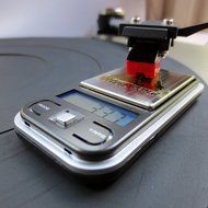 Riverstone Audio Turntable Stylus Tracking Force Pressure Gauge / Scale, LP Digital Mini-Scale, 200g, 0.01g Resolution N2