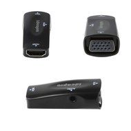 IDEAPRO Active HD 1080P HDMI Female to VGA Female Converter Adapter Dongle with 3.5mm Audio for Laptop PC Xbox...