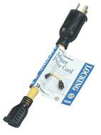 Coleman Cable 09021 12/3 9-Inch Generator Cord Adapter, L5-20P to 5-15R N2