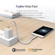 AIFFECT 3 Pack 3.3Ft 2 in 1 Duo Cable, Micro B to Type A Data &amp; Charging USB Cable with Type C Adapter for Devices... N5