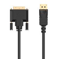 DP to DVI, Rankie 6FT Gold Plated DisplayPort DP to DVI Cable (Black) - R1109 N5