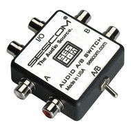 Sescom SES-AUDIO-AB RCA Stereo Audio MP3 iPod FLAC WMA A/B Switch