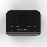 SyGyn(TM) Compact Digital Alarm Clock FM Radio with Dual Alarm Buzzer Snooze Sleep Function Red LED Time Display N6