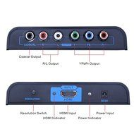 Tendak HDMI to 1080P Component Video YPbPr 5RCA RGB Scaler Converter Adapter Supporting R / L Audio + Coaxial... N7
