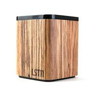 LSTN Satellite Walnut Wood Portable Bluetooth Speaker with Built-in Microphone N8