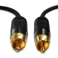 RCA Cable, iXCC 10ft Dual Shielded Gold-Plated RCA Male to RCA Male Stereo Audio Cable Connectors N2