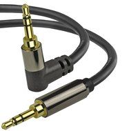 Mediabridge 3.5mm Male To Male Right Angle Stereo Audio Cable (4 Feet) - 90&deg; Connector For Flush Connections -... N8