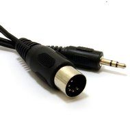 kenable 5 Pin Din MIDI Plug To 3.5mm Jack Stereo Plug Audio Cable 2m (~6 feet) N2