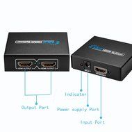 HDMI Switcher V1.3, Aibesser Intelligent 3 Input 1 Output HDMI Swither 3 Port Switch with IR remote for DVD,STB... N5