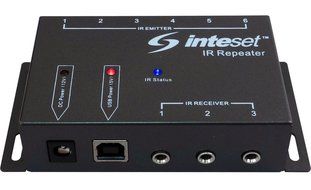 Inteset IR Remote Control Repeater - Extender - Emitter to Control up to 8 Hidden A/V Devices like Cable Boxes... N4