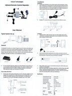 Inteset IR Remote Control Repeater - Extender - Emitter to Control up to 8 Hidden A/V Devices like Cable Boxes... N5