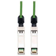 Tripp Lite SFP+ 10Gbase-CU Passive Twinax Copper Cable, Cisco Compatible SFP-H10GB-CU3M, Green, 3M (10-ft.) (N280... N2