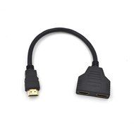 Electop HDMI Male to Dual HDMI Female 1 to 2 Way HDMI Splitter Adapter Cable For HDTV N2