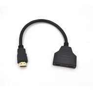 Electop HDMI Male to Dual HDMI Female 1 to 2 Way HDMI Splitter Adapter Cable For HDTV N3