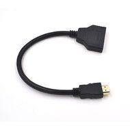 Electop HDMI Male to Dual HDMI Female 1 to 2 Way HDMI Splitter Adapter Cable For HDTV N4