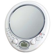 Pyle Home PSR9 Water Resistant Clock Radio - Anti Fog Mirror N4