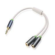 Cable Matters Gold Plated 3.5mm Stereo Splitter in Black 8 Inch N2