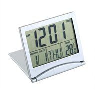 Desk Large Screen Digital LCD Thermometer Calendar Date Alarm Snooze Clock B5 N6