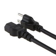 CableCreation [2-PACK] 10 Feet 18 AWG Universal Power Cord for NEMA 5-15P to IEC320C13 Cable, 3M / Black N3