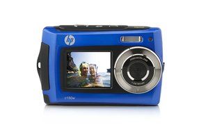 HP C150W Waterproof Camera - Blue (8MP) 2.7 inch LCD N3