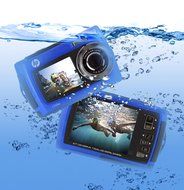 HP C150W Waterproof Camera - Blue (8MP) 2.7 inch LCD N4