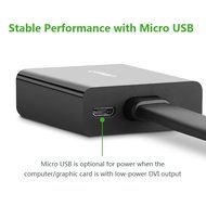 DVI to VGA, Ugreen Active 1080p DVI-D to VGA Adapter 24+1 DVI Male to VGA Female Converter, 60HZ and 3D, for PC... N3