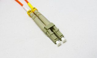 1M Multimode Duplex Fiber Optic Cable (62.5/125) - LC to ST