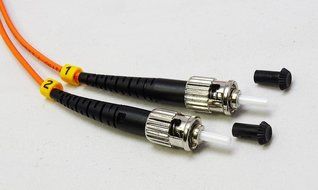 1M Multimode Duplex Fiber Optic Cable (62.5/125) - LC to ST N2
