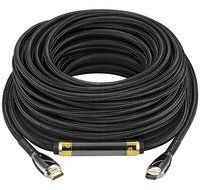 Minc High Speed HDMI Cable 25Ft (7.6m) -26AWG,CL3,HDMI 2.0 -Supports 4K 3D and ARC with Ethernet -24K Gold Plated... N19