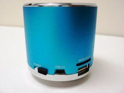 Mini Portable Speaker 3 horses MN 02 with FM (Light Blue) N6