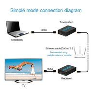 HDMI Extender, Matcis&reg; HDMI Signal Extenders Over CAT 5e/6 UTP/STP Ethernet Cable Up to 120m (Up to 120M, Sender... N21