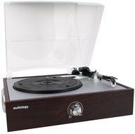 3 speed USB Turntable vinyl Record Player with Built-in Stereo Speakers and Dust Cover + convert your vinyl collection... N2