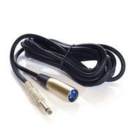 InstallerParts 10 ft XLR 3P Male 1/4" Mono Microphone Cable -- Professional Series -- Stage, DJ, Pro, Studio Cable N4