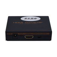 ZAMO HDMI Audio Extractor Support Ultra HD | 4K X 2K with Toslink Optica+Coaxial+3.5mm+ RCA R/L Audio Output Converter... N8